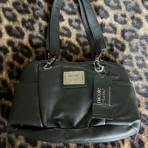 Small black hobo bag